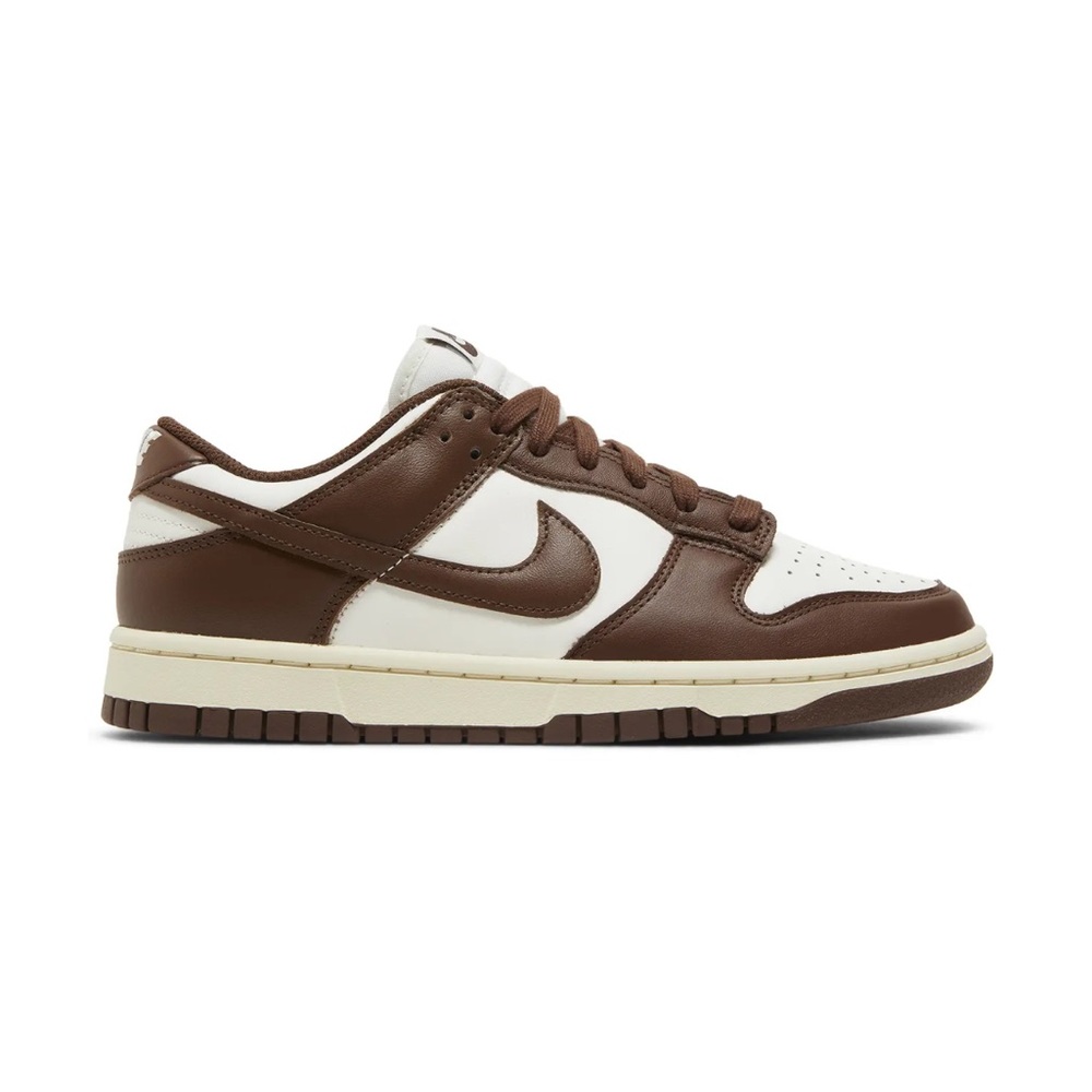 Women’s Nike Dunk Low Retro casual shoes in a Cacao Wow and Sail colorway